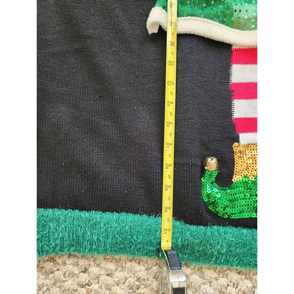 Holiday Elf 2X Women's Sweater - Picture 7 of 8
